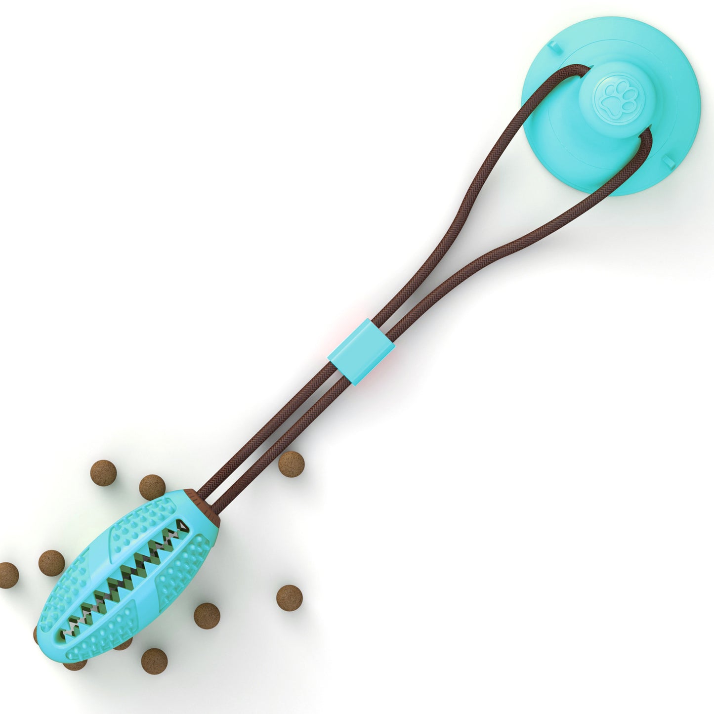 Juguete Interactivo de Silicona para Perros – Mordedor con Ventosa y Limpieza Dental