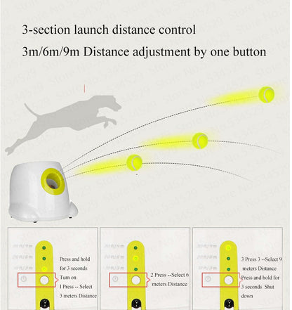 Lanzapelotas Automático e Interactivo para Perros