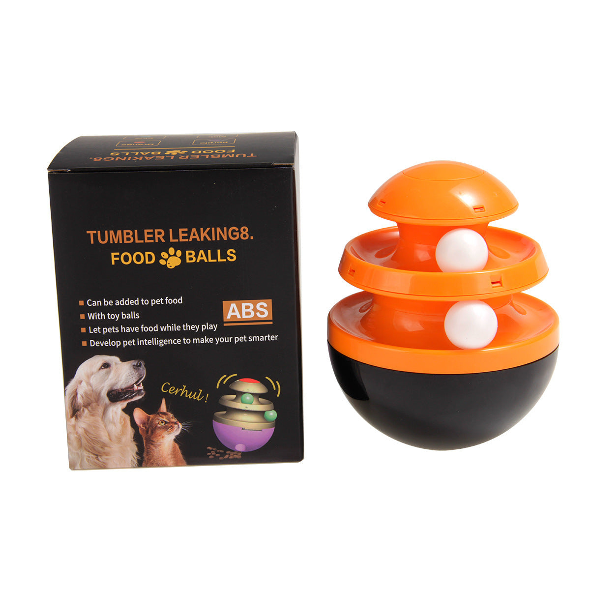 Juguete Interactivo 3 en 1 para Perros – Dispensador de Comida con Ventosa y Bola Antiestrés