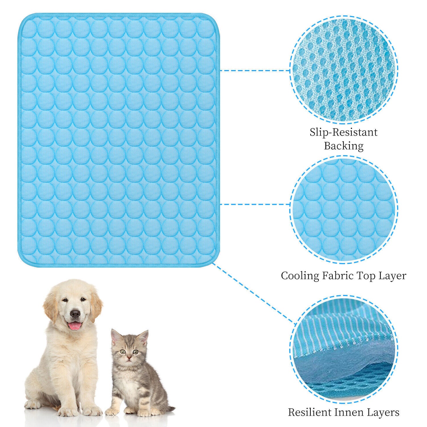Alfombra Refrescante para Perros y Gatos – Ideal para Verano
