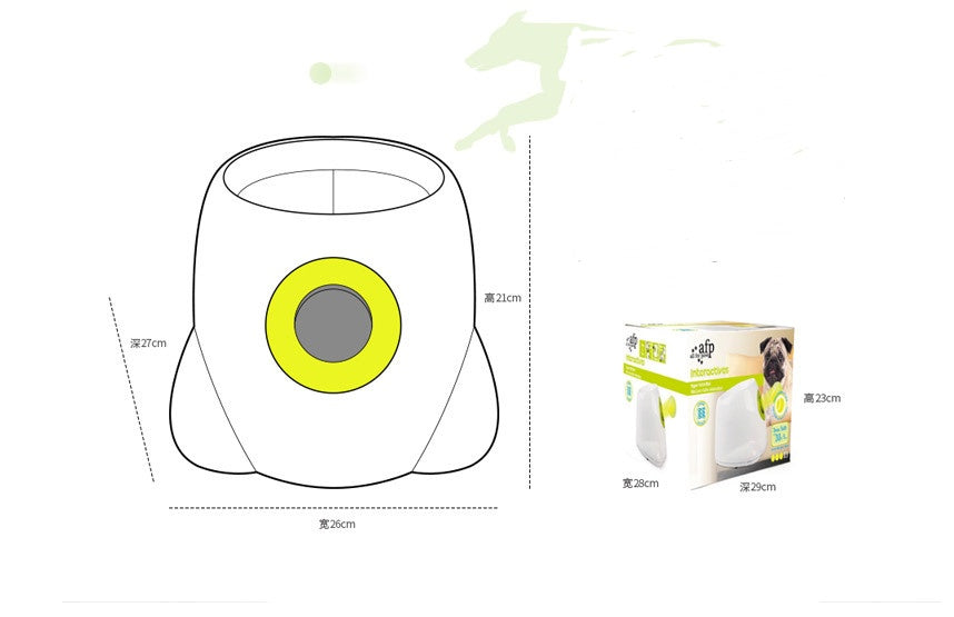 Lanzapelotas Automático e Interactivo para Perros